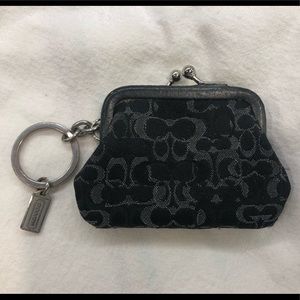 Coach coin purse keychain